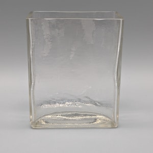 Vintage glass vase by Helena Tynell for Riihimäen Lasi Finland,,