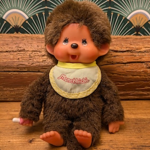 Vintage Monchhichi, Monchichi doll,, gift idea, 80s