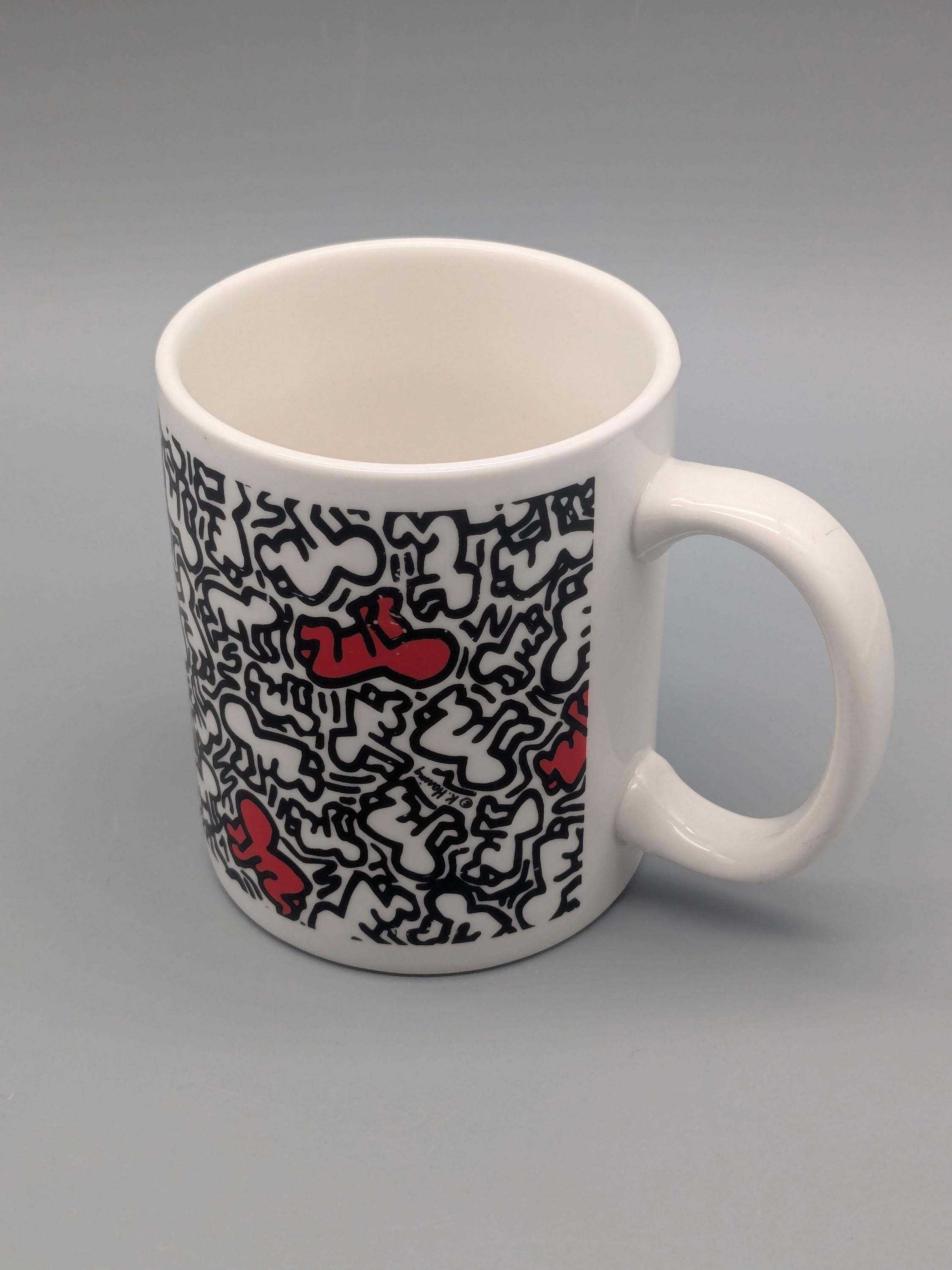 Mug Tasse Keith Haring Coeur Love Pop Art - Céramique, 325 Ml, Avec Boîte, Neuf