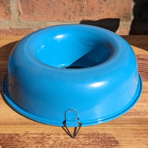 Vintage baking pan Danish blue, country house kitchen, 50s country house kitchen decoration