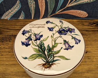 Keramik Deckeldose  Villeroy & Boch Campanula Porzellan Deckeltopf mit Campanula Design