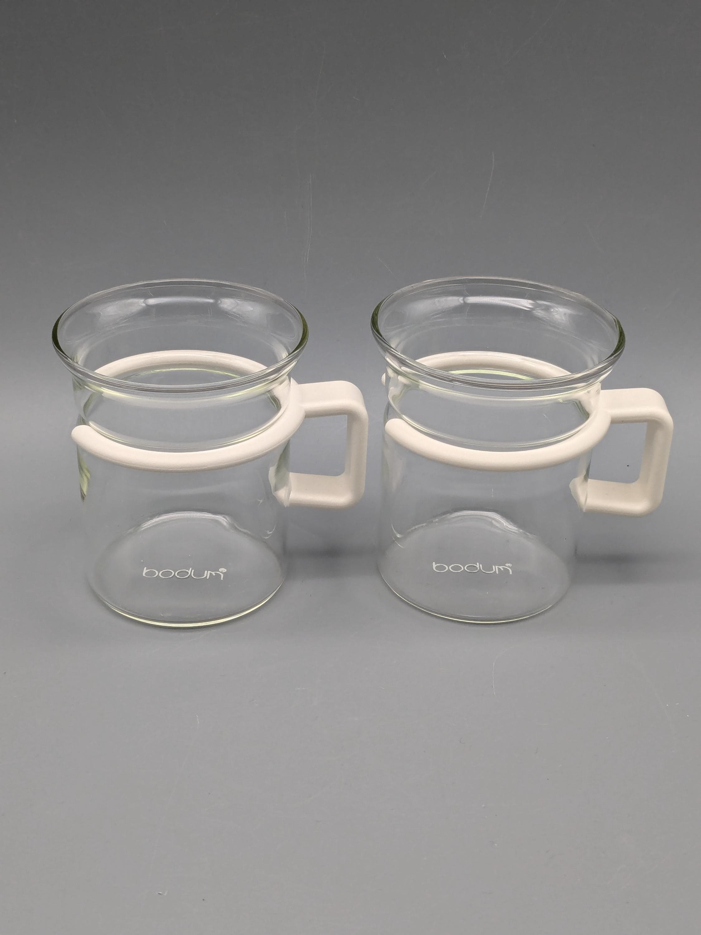 4 Tasses Café Bodum Rouges Vintage Mug Bistro Thé Déco Ancienne