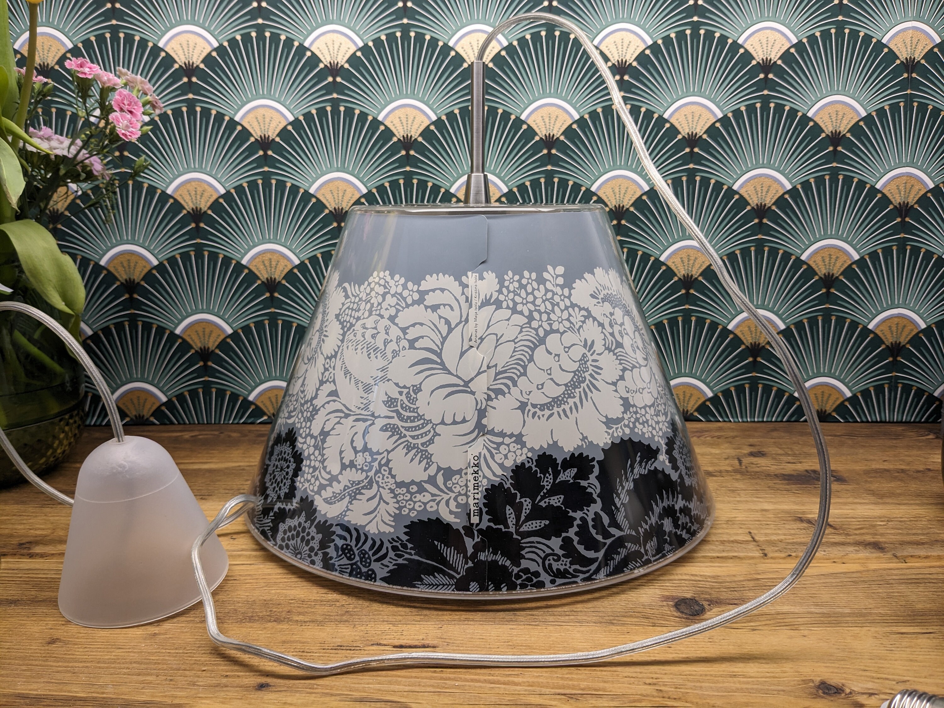 ヴィンテージの大型Le Klint Undercoverグレーペンダントランプ