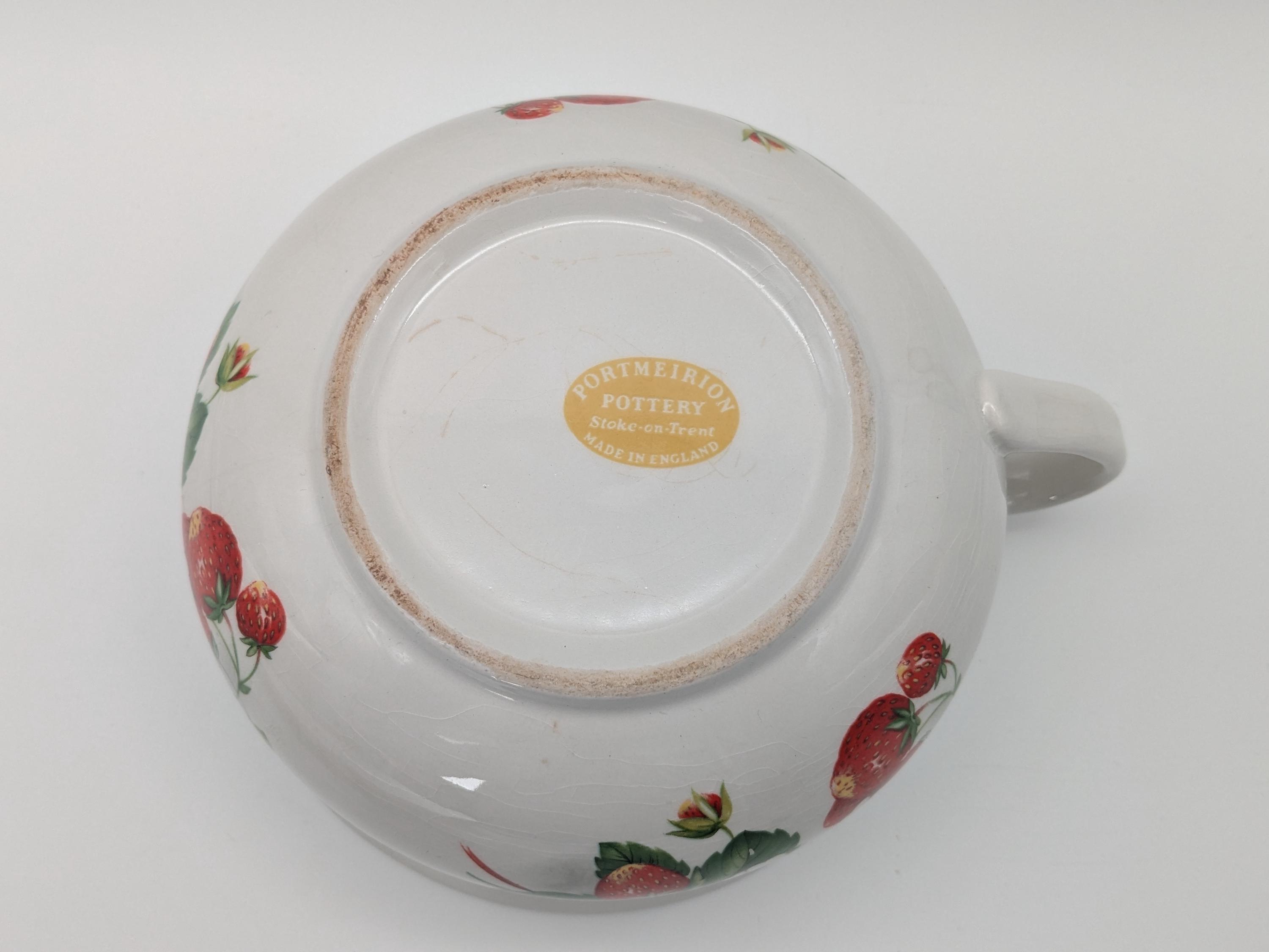 Vintage Portmeirion 'summer Strawberries' Planter - England