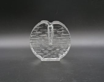 Jarrón vintage Ritzenhof, jarrón de bloque de vidrio Solifleur