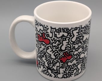 Keith Haring People ART Tassen Kaffeebecher Vintage