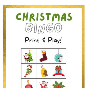 Christmas Bingo Printable