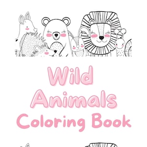 Wild Animals Coloring Pages