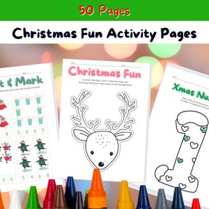 Christmas Activity & Coloring Pages