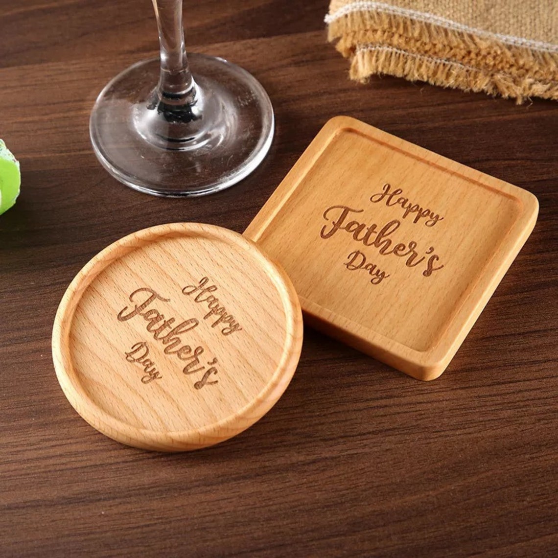 Custom Tea Coffee Cup Pad Durable Drink Mat Placemats Decor Etsy