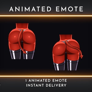 Geanimeerde emote: duivelse kont