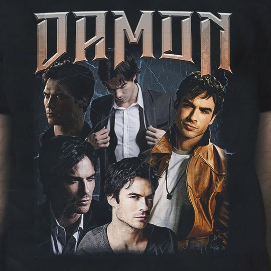 Damon Salvatore T Shirt, Vampire Diaries Shirt, Damon Vintage Shirt