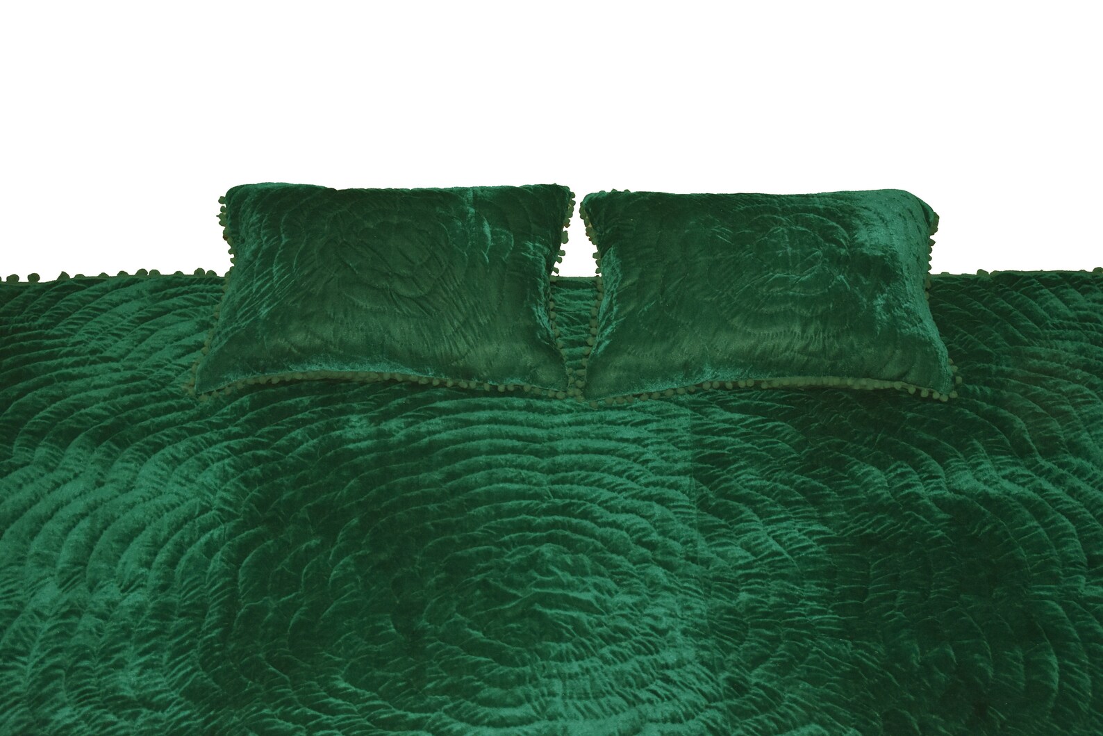 Emerald Green Velvet Quilt King Velvet Comforter Velvet Etsy