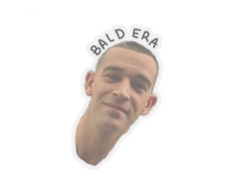 Bald was Matty Healy Kiss-Cut Sticker
