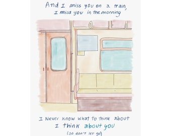 About you the 1975 Matte Poster