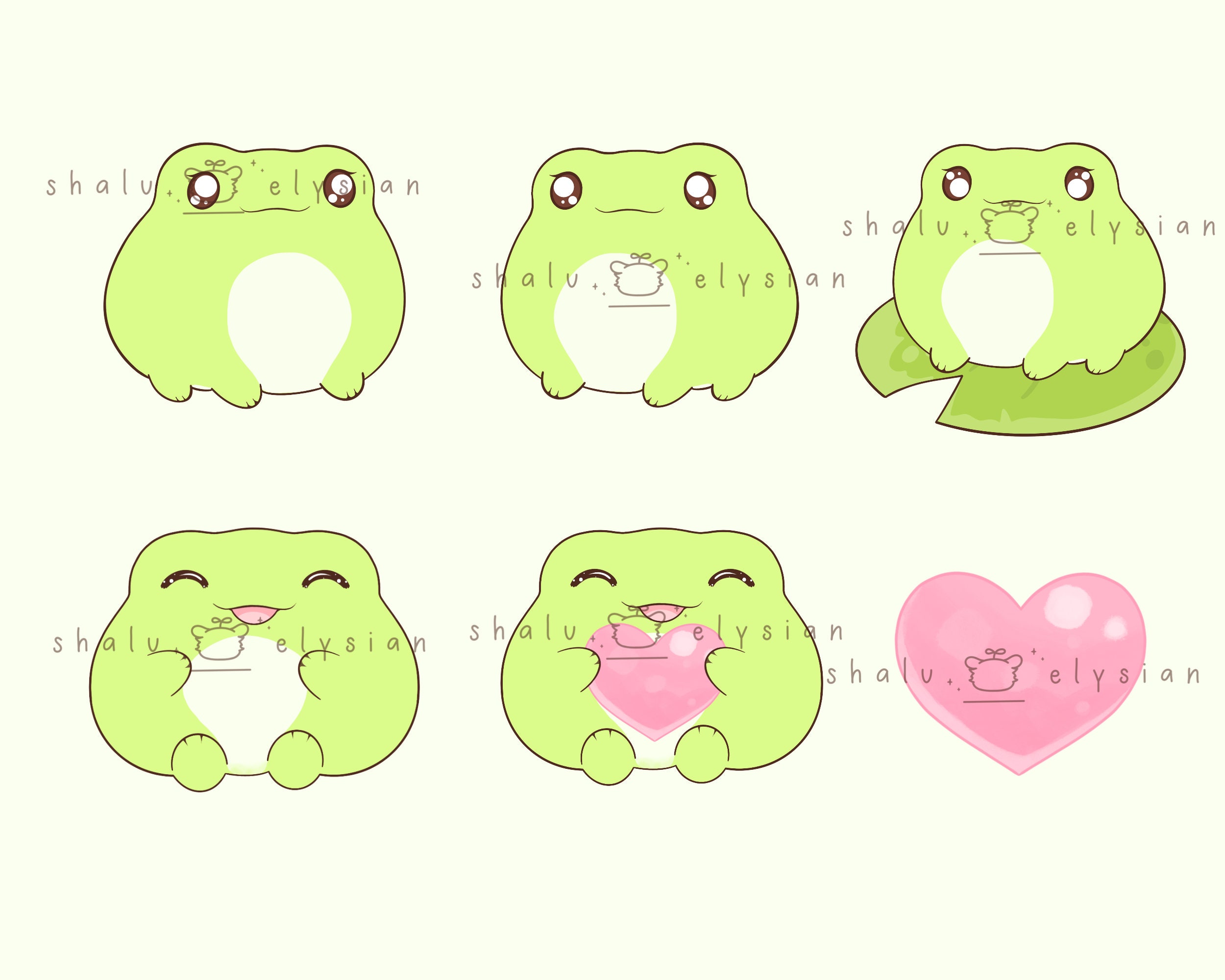 Kawaii Frog Clipart Frog PNG Cute Frog Clipart Swamp Critters
