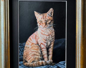 Custom Cat Painting | Pet Portrait | Memorial Gift |