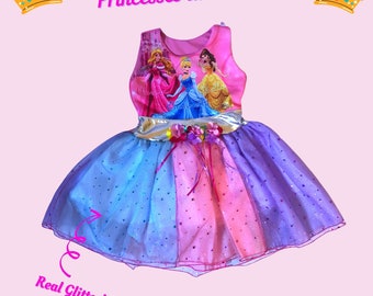 PRINCESS DRESS, Princess Birthday Dress, Disney Princess Dress, Princess Toddler Dress, Princess Costume Cosplay, Disney Outfit, Buy Now.