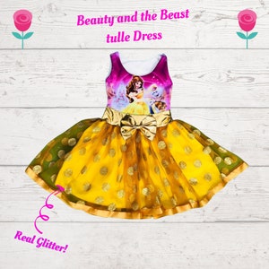 Belle Dress Belle Costume Disney Princess Dress Beauty And Etsy