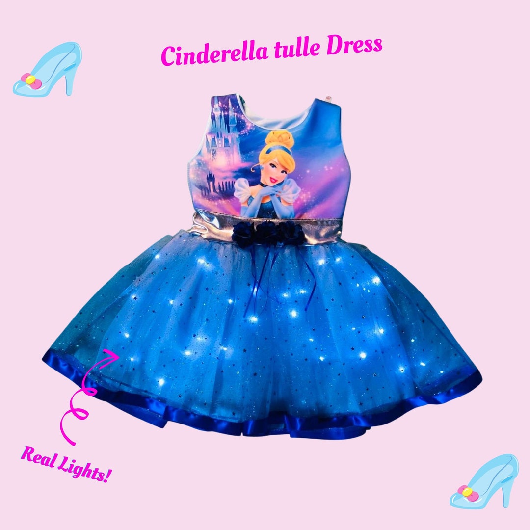 Disney Princess Blue Masquerade Ball Gown Cinderella Prom Dress main image 1