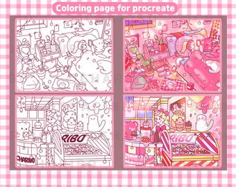Charibo Art kkami Set Coloring Book Printable Coloring Pages, Adult Coloring  Sheet, Kids Coloring Sheet, Coloring Template (Download Now) -  Canada
