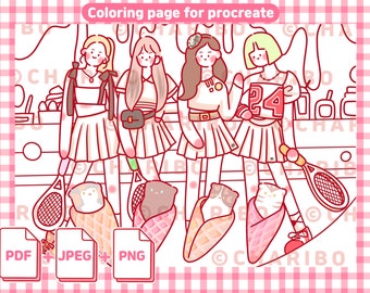 BLACKPINK "Ice Cream" - Printable coloring pages,adult coloring sheet,kids coloring sheet,coloring Template