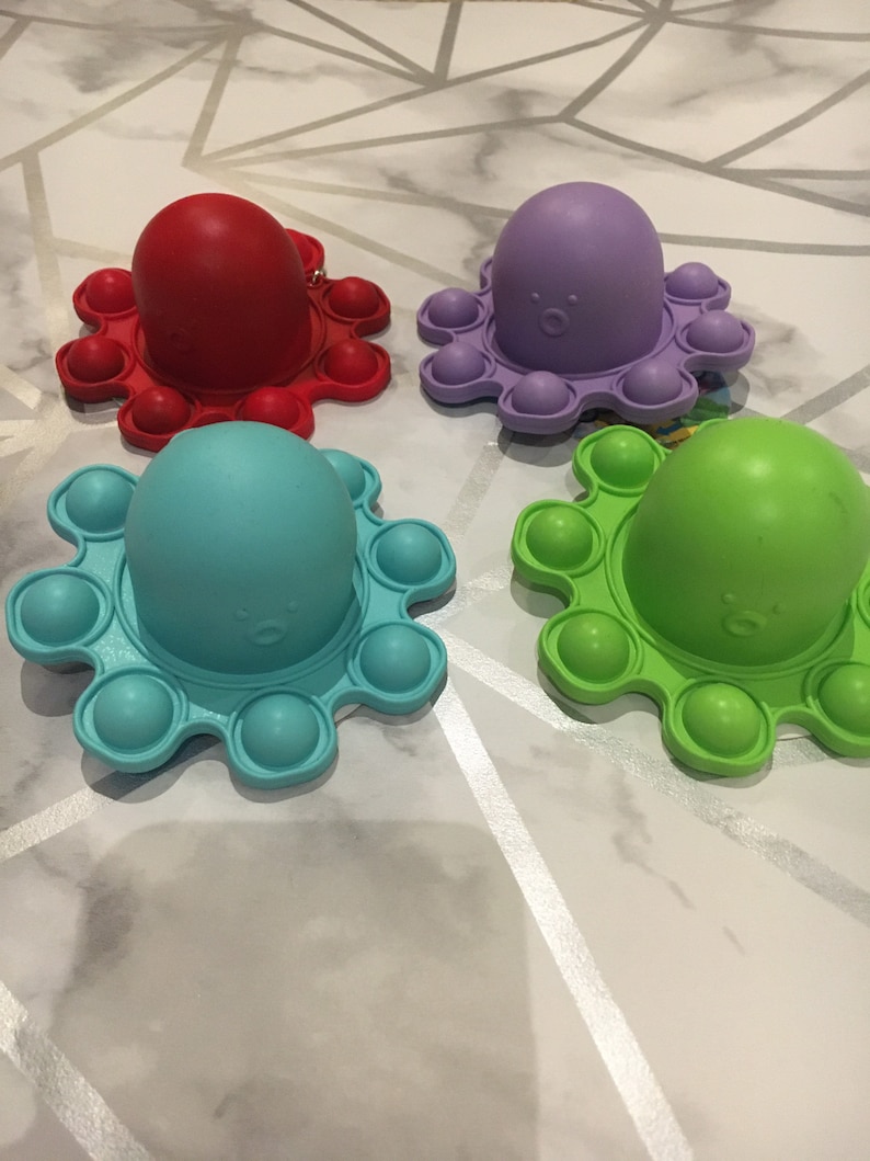 Flippy Octopus Pop Its Etsy