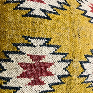 Handwoven Jute Pillow Cover: Moroccan Bohemian Decor 18x18
