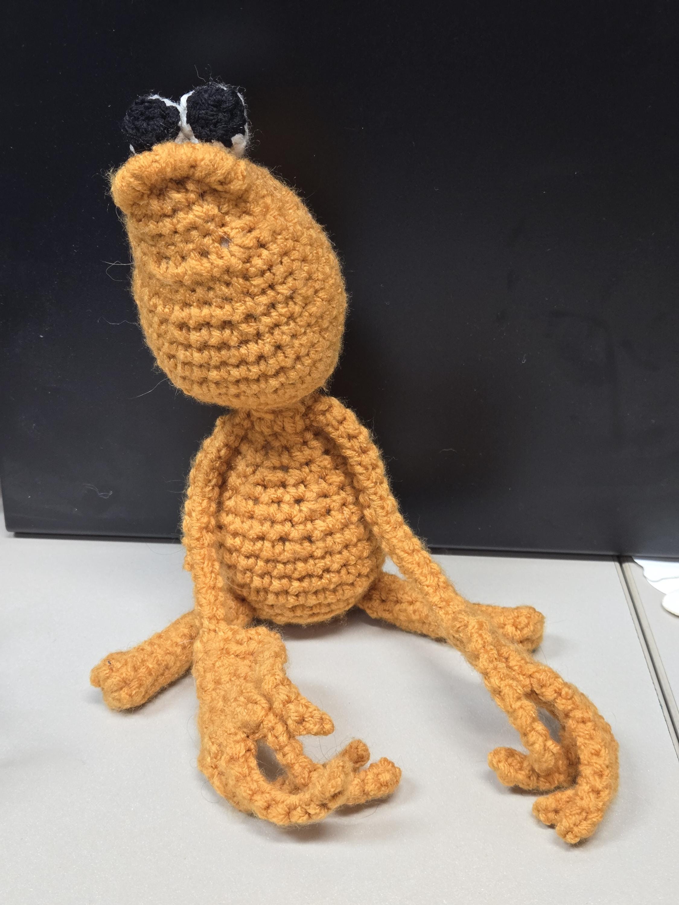 40 Crochet Snails, Slugs, Caterpillars, and Worms Patterns Worth Noticing 9 Marcus the Worm Crochet