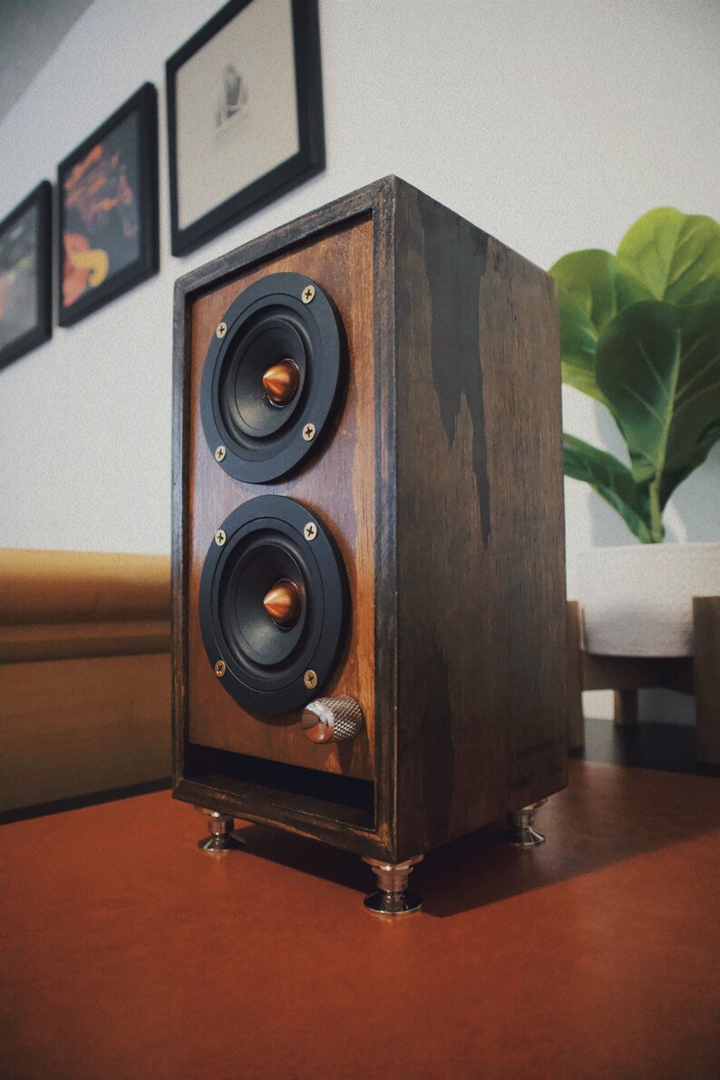 Hifi Bookshelf Speakers With Bluetooth Etsy