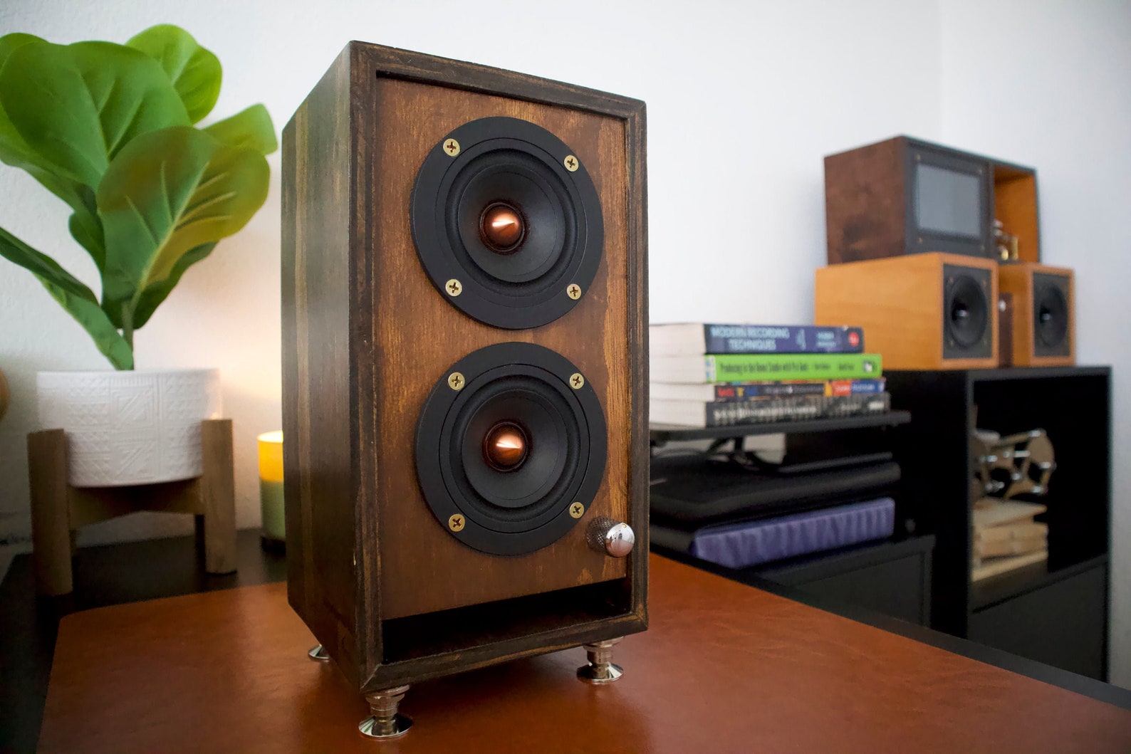 Hifi Bookshelf Speakers With Bluetooth Etsy