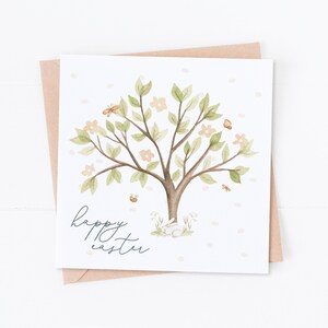 Carte Joyeuses Pâques, Lapin de Pâques, Premières Pâques, Carte fille, Carte fils, Carte famille Pâques, Carte saisonnière, Cadeau saisonnier