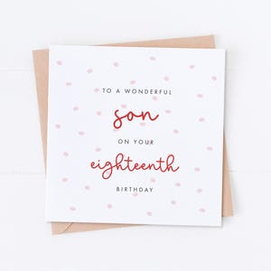 Carte d'anniversaire de fils, joyeux anniversaire, anniversaire de fils, cadeau pour lui, son anniversaire, 16e anniversaire, 21e anniversaire, 30e anniversaire