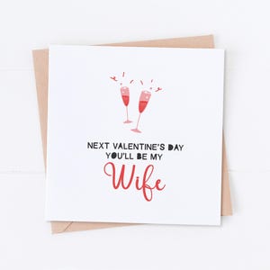 Carte de Saint-Valentin fiancée, carte de Saint-Valentin heureuse, carte de future femme, carte de Saint-Valentin