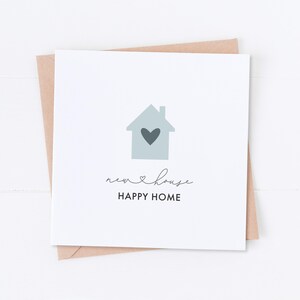 Nouvelle maison, carte Happy Home, carte nouvelle maison, carte de félicitations, nouvelle maison heureuse, propriétaires, home sweet home, première maison