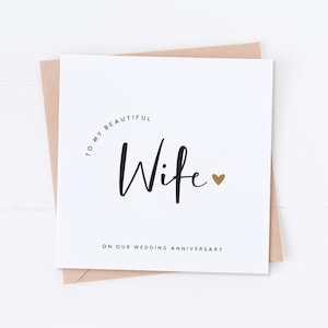 Carte d'anniversaire de femme, Notre anniversaire de mariage, Spécial femme, À celle que j'aime, Carte de femme