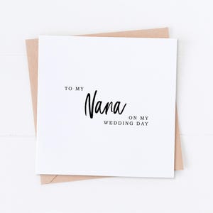 Carte grand-parents, carte grand-parents, mariage, remerciement pour mariage, carte grand-mère, carte grand-mère, le jour de mon mariage, le jour de mon mariage
