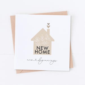 Nouvelle maison, Carte Nouveau départ, Carte nouvelle maison, Carte de félicitations, Bonne nouvelle maison, Propriétaires, Home Sweet Home, Première maison