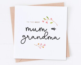 Meilleure carte de fête des mères pour maman et grand-mère, bonne fête des mères, carte de maman, carte de maman, carte de grand-mère, carte de grand-mère, cadeau pour maman