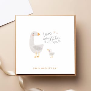 Carte d'anniversaire La petite oie pour maman - Carte de fête des Mères