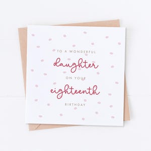Carte d'anniversaire fille 18 ans, joyeux anniversaire, anniversaire fille, cadeau pour elle, son anniversaire, 16e anniversaire, 21e anniversaire, 30e anniversaire