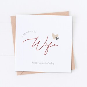 Carte de Saint-Valentin pour femme, Joyeuse Saint-Valentin, Pour celle que j'aime, Cadeau pour elle, Carte de femme, Carte de Mme Saint-Valentin