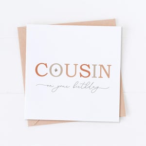 Cousin on your Birthday, Happy Birthday, Cousin Birthday, Gift for Him, His Birthday, Birthday Card, Cousin, Best Cousin