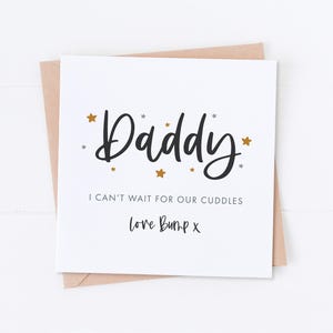 Carte Love Bump pour la fête des pères, From the Bump, Future papa, Première fête des pères, Future papa, Future papa