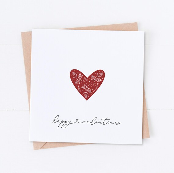 Tarjeta Felicitación Pareja - Aniversario, San Valentín Para Él Y Ella
