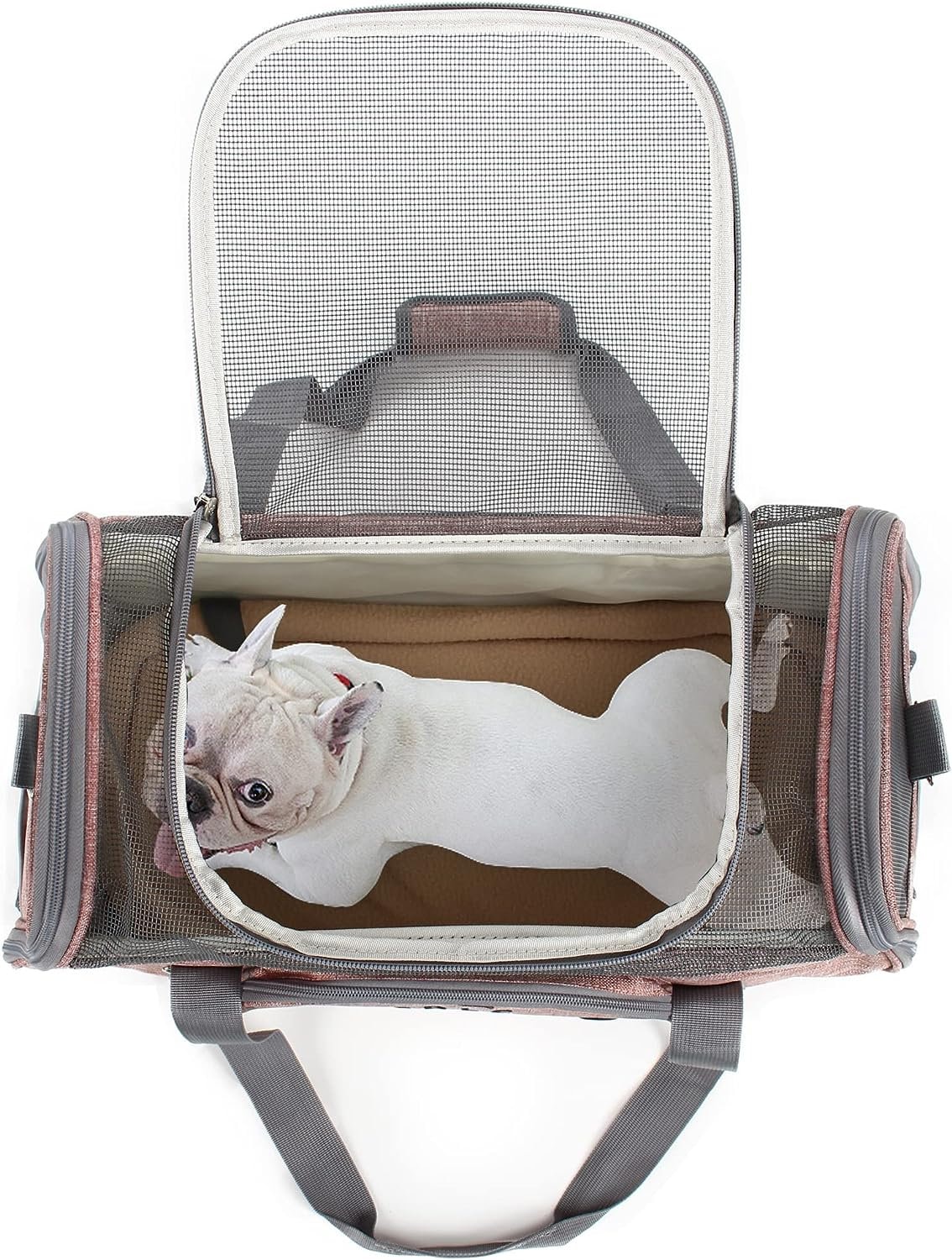  BELLAMORE GIFT Pet Carrier Airline Approved Travel
