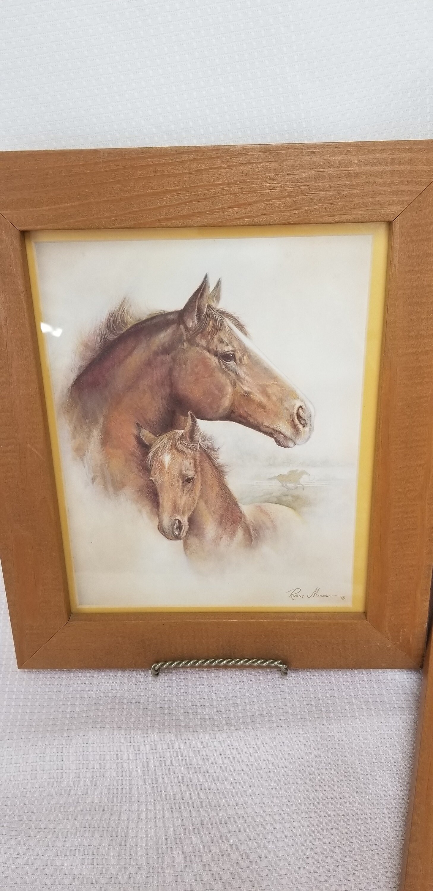 3 Ruane Manning Wood Framed Horse Prints Etsy