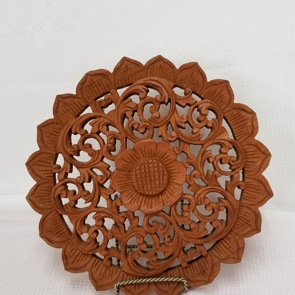 Medallion Wood Art Etsy