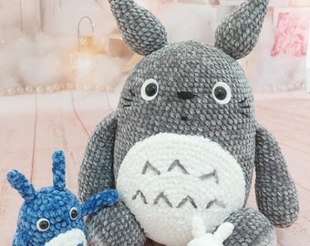 Totoro Studio Ghibli Amigurumi virkad leksak