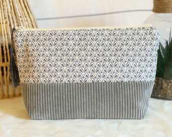 Corduroy toiletry bag